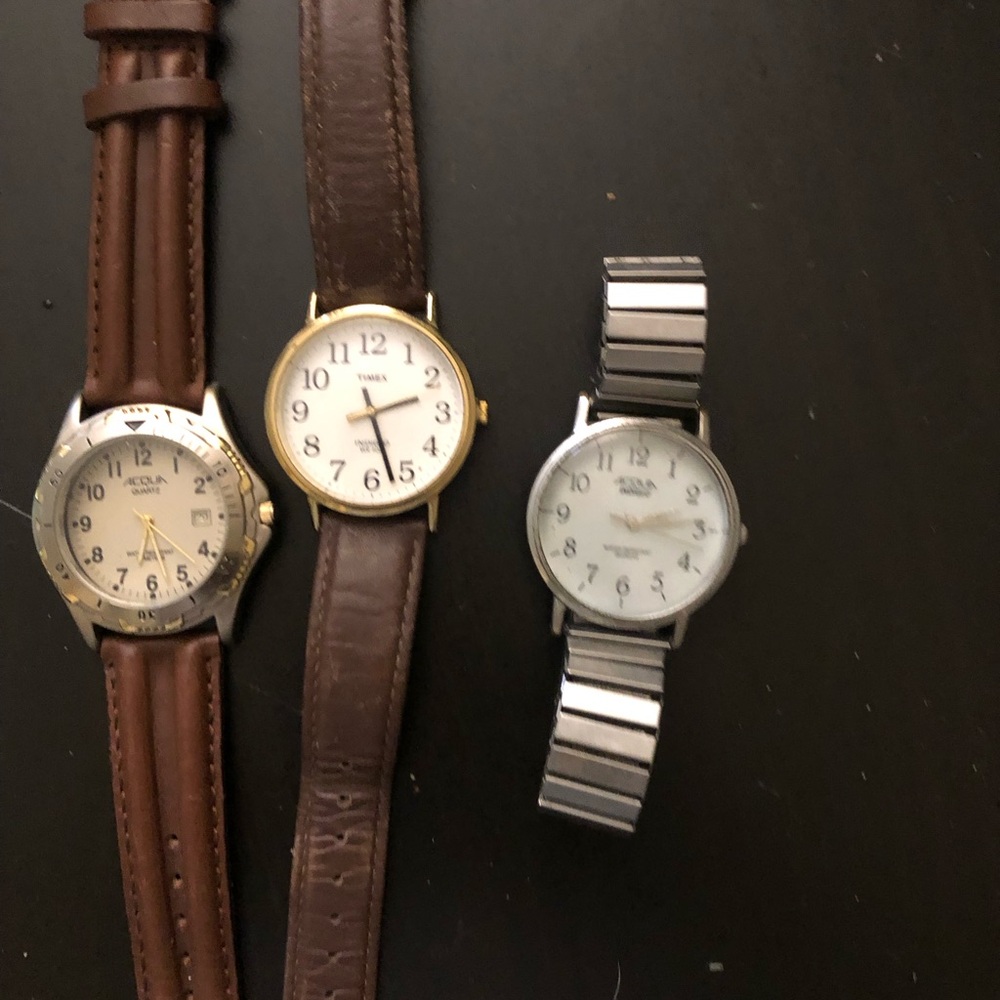 Timex Brown Leather Belt